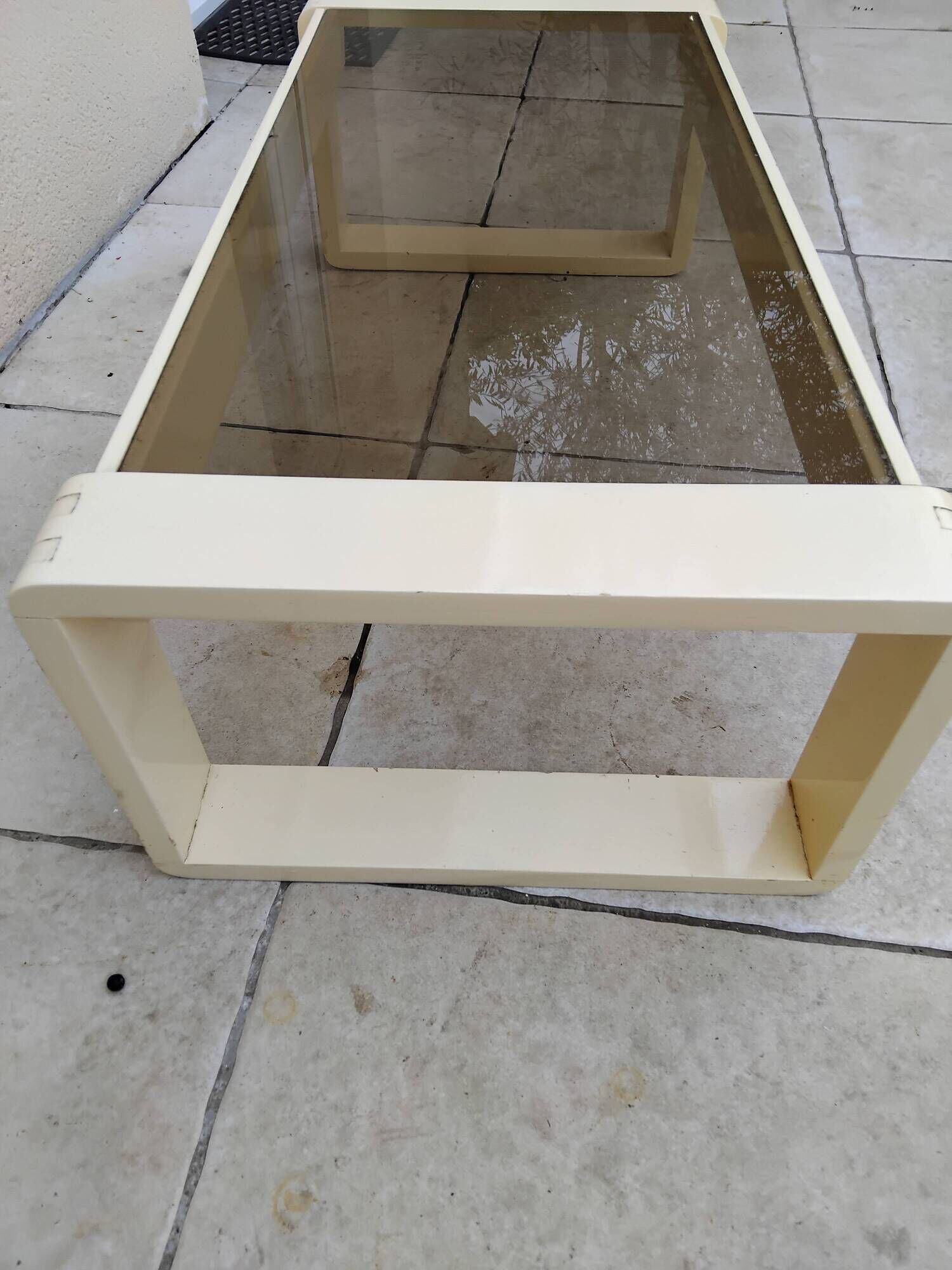 Table basse vintage année 70 design