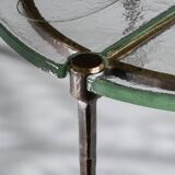 Bronze and glass coffee table, Lothar Klute, 1980s