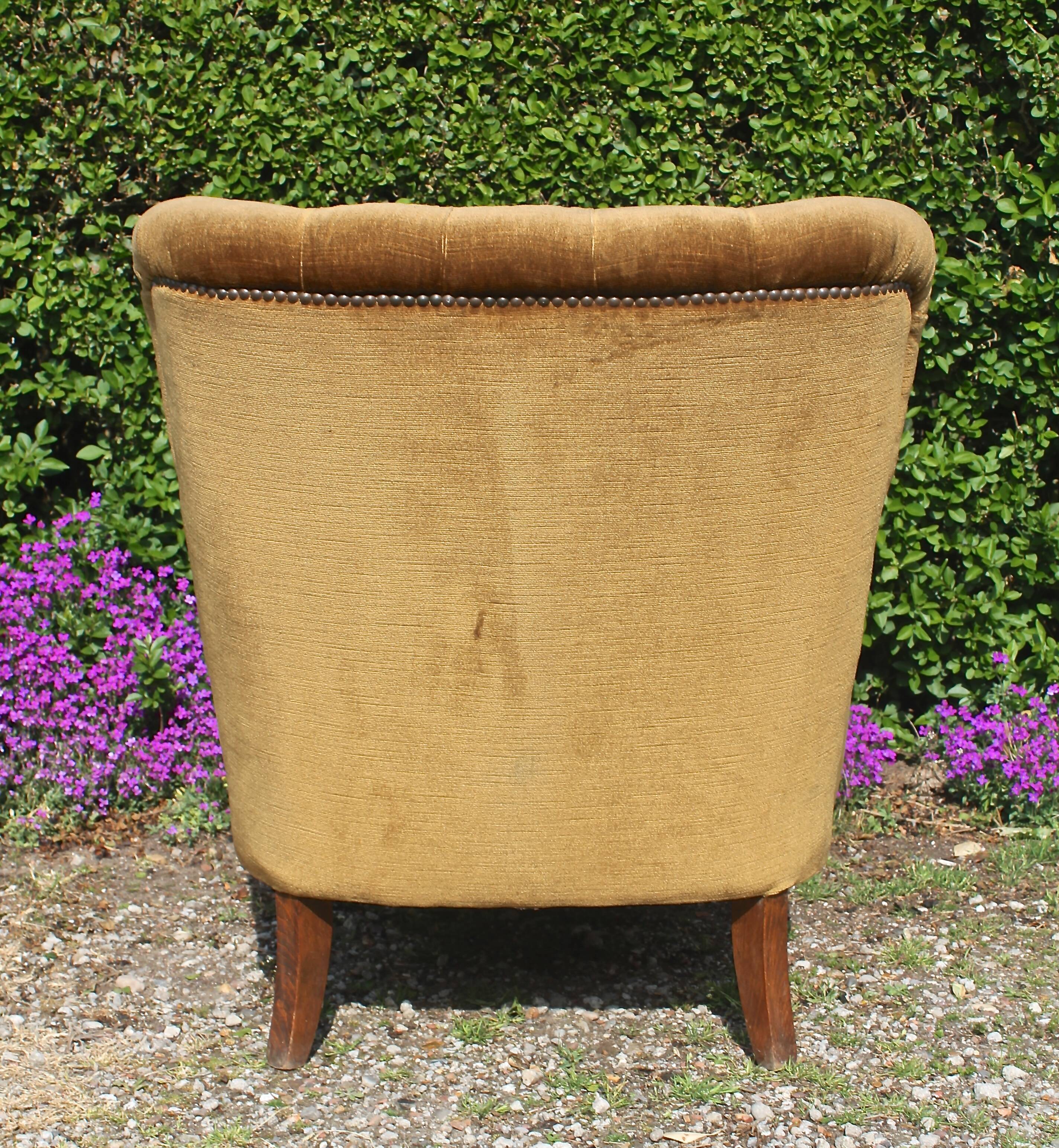 Chauffeuse fauteuil vintage 1950-1960