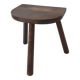Vintage milking stool , wooden, tripod , 50s