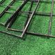 Modular wall shelf string with 8 metal shelves year 60