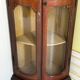 Corner display cabinet veneered in mahogany - Victorian - 20th century