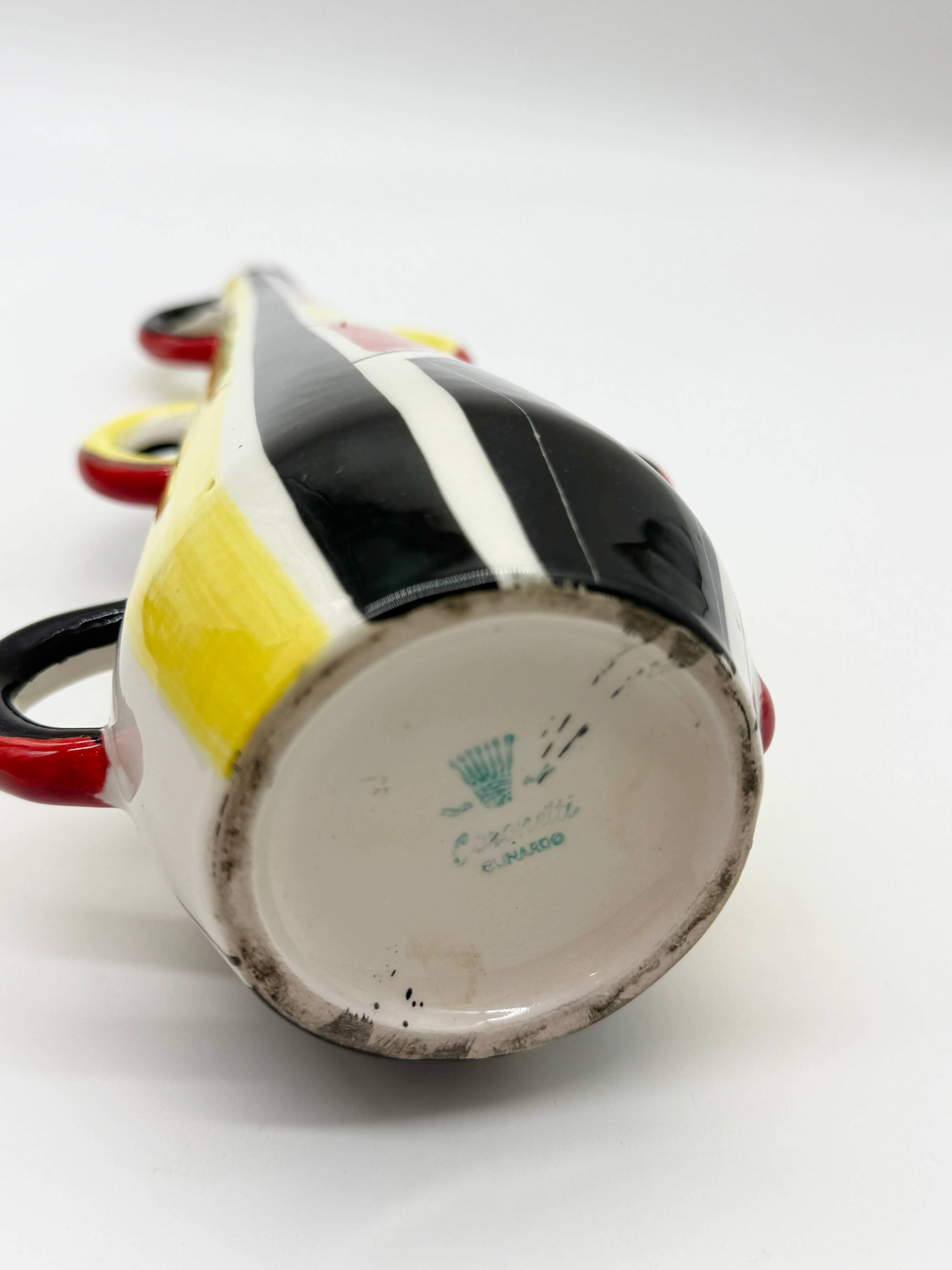Vase sculptural – Coronettti Cunardo, Italie, 1980s