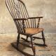 Ancien rocking-chair Windsor 1840