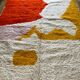 Moroccan carpet blessed ouarain orange yellow pink modern