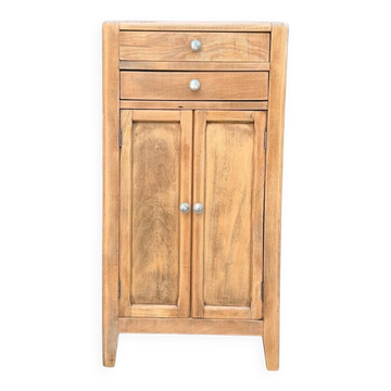 Rustic wooden buffet from Paris, 1940.