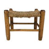 Vintage rustic low stool