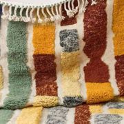 Tapis en laine décoré taille 200cmx300cm