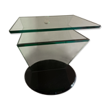 Meuble tv pivotant en verre roche bobois modèle jazz