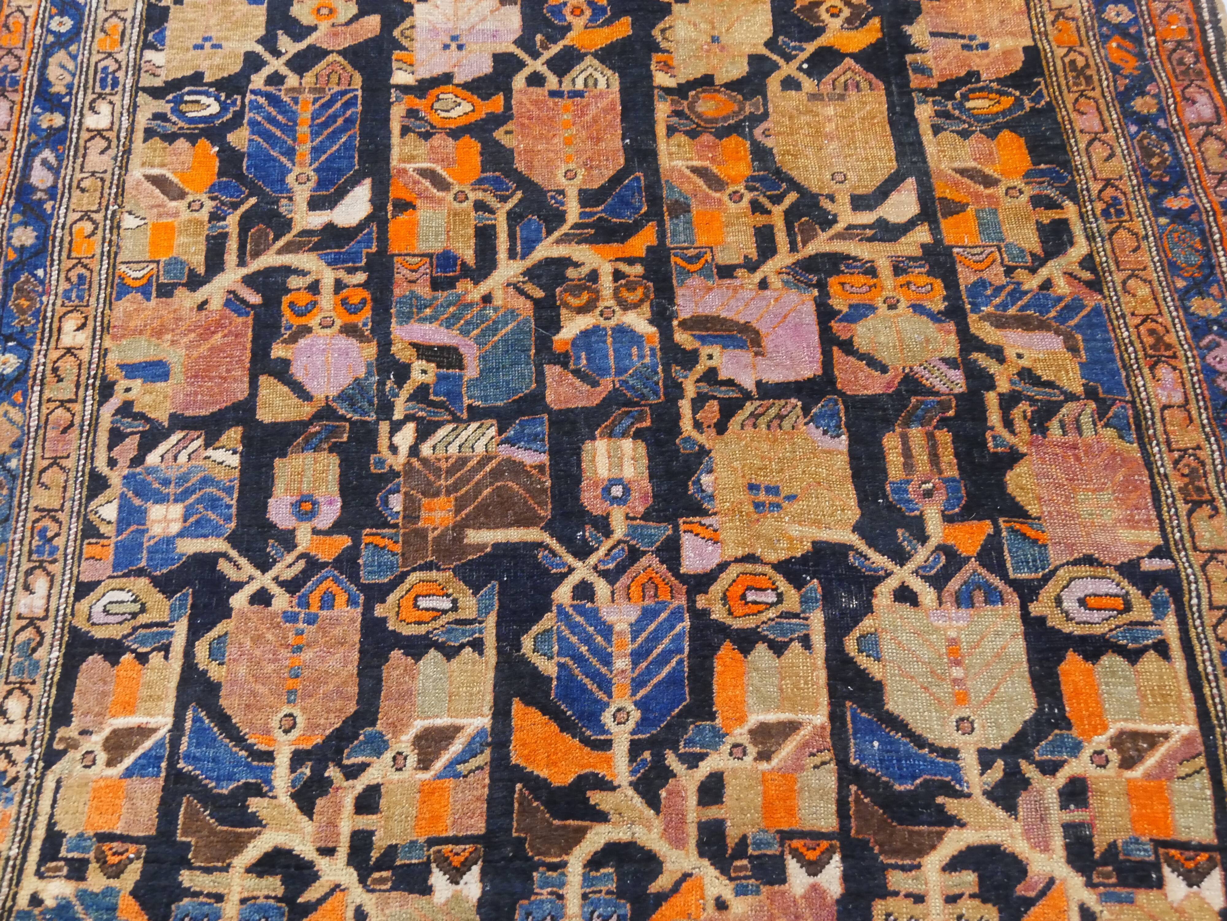 old persian bidjar carpet 182 x132 cm