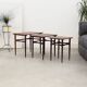 Set of three rosewood tables, Danish design, 60's, production: Denmark