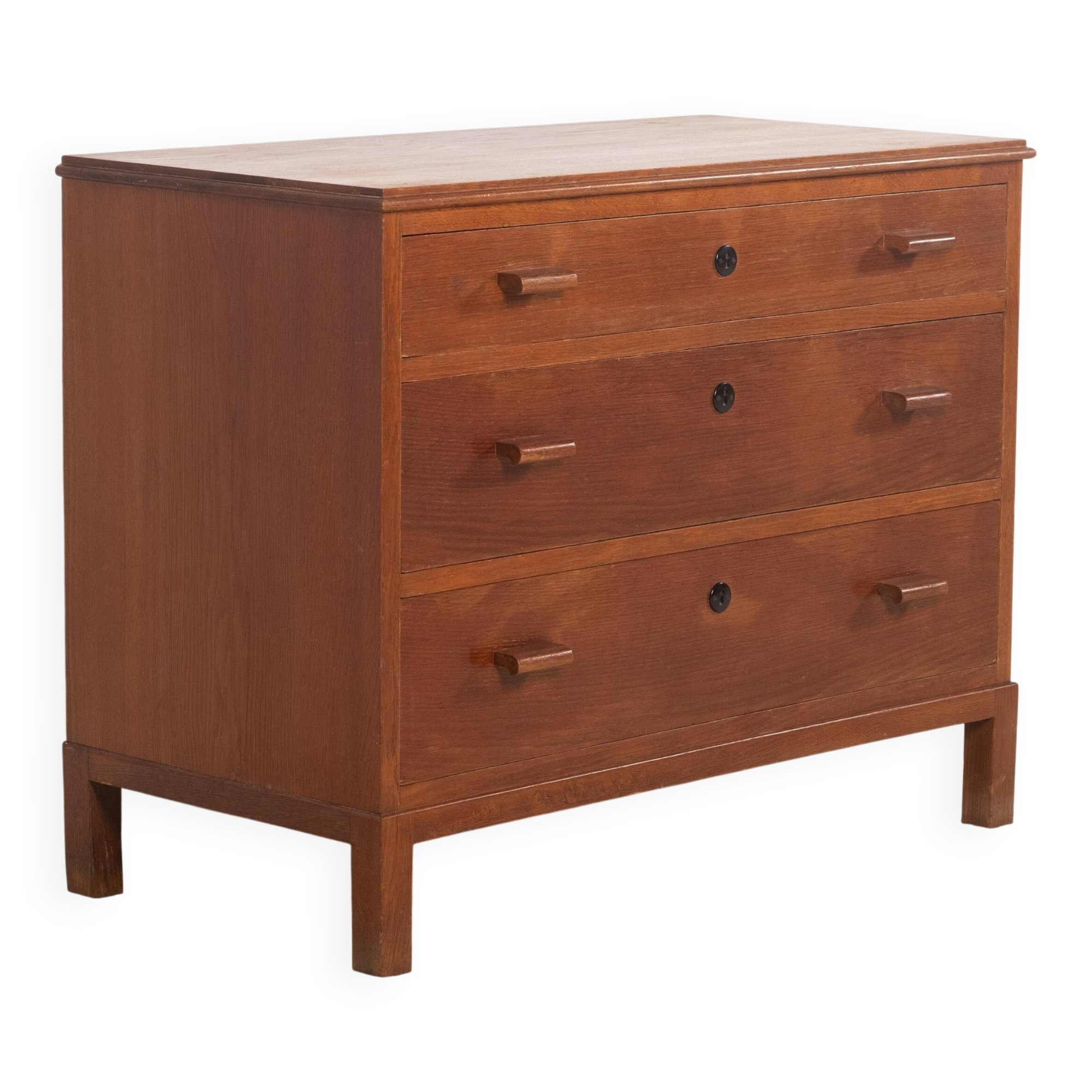 1930s Funkis Chest of Drawers in Oak, Sweden