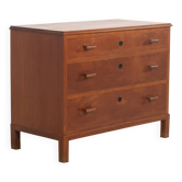 Commode Funkis des années 1930 en chêne, Suède