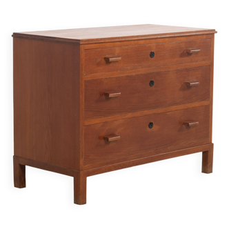 1930s Funkis Chest of Drawers in Oak, Sweden