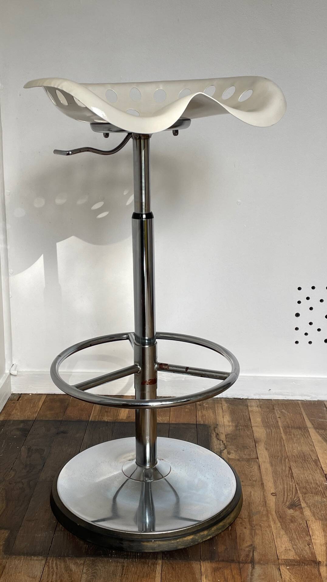 Mirima high stool vintage tractor seat