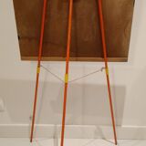 Vintage metal tripod schoolboy table