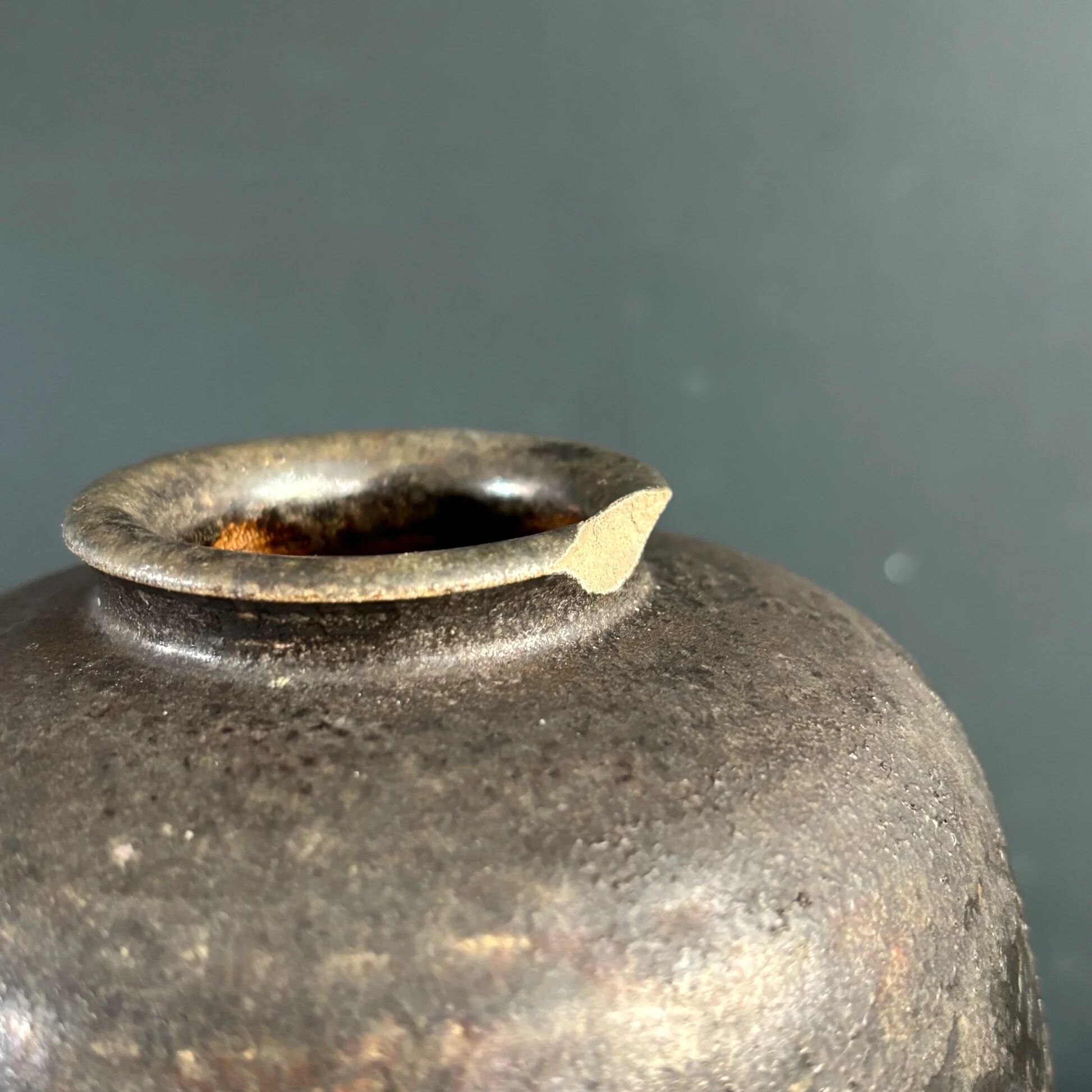 Vase en grès signé Carlos Delsaux – Belgique, vers 1925-1935