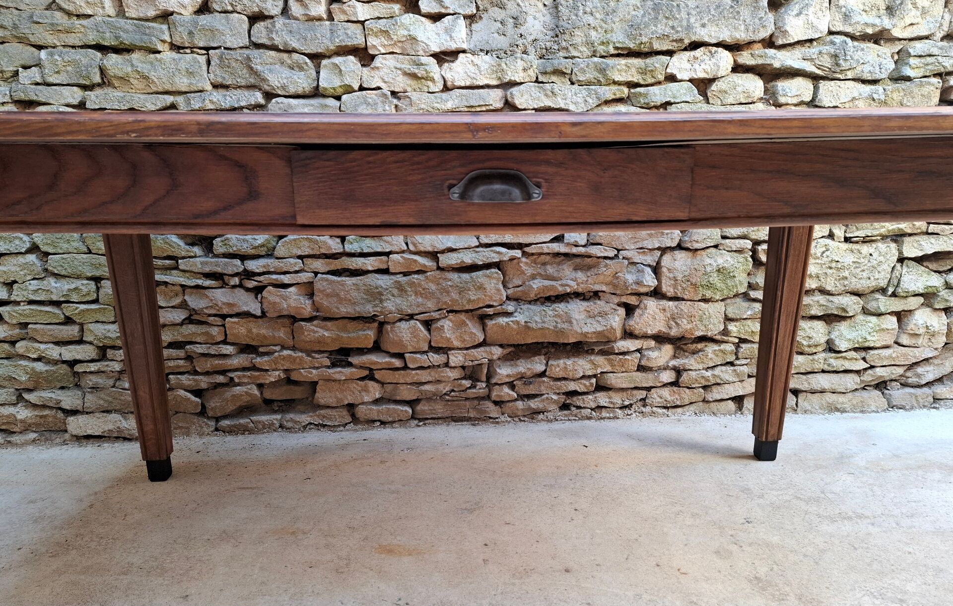 Table de ferme en chêne, 176 x 99 cm