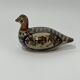 Vintage mexican ceramic tonala - hand painted dove