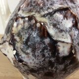 Vintage ceramic organic vase, signed