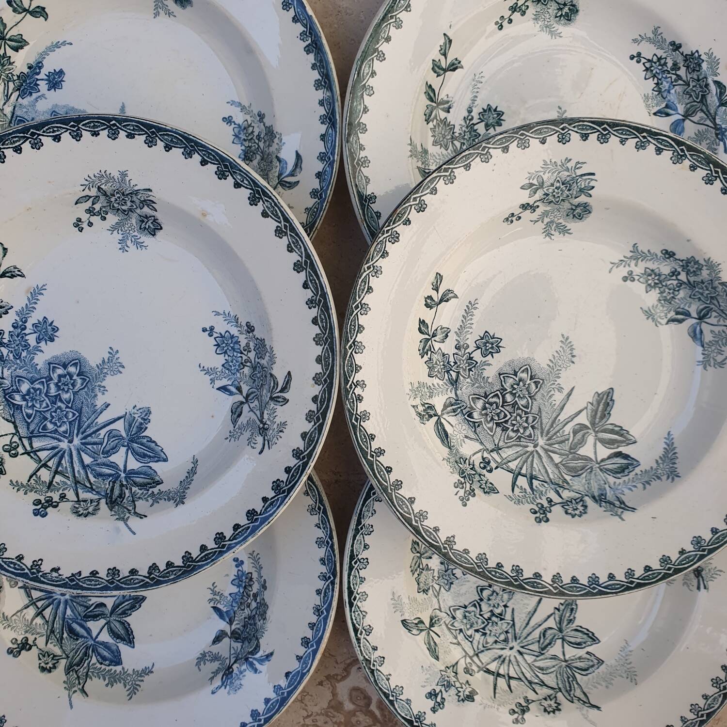 6 Margot Terre de Fer soup plates