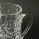 carafe à eau vintage en verre soufflée à la bouche