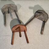 Cow tripod stools