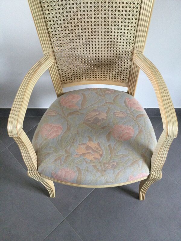 Fauteuil canné