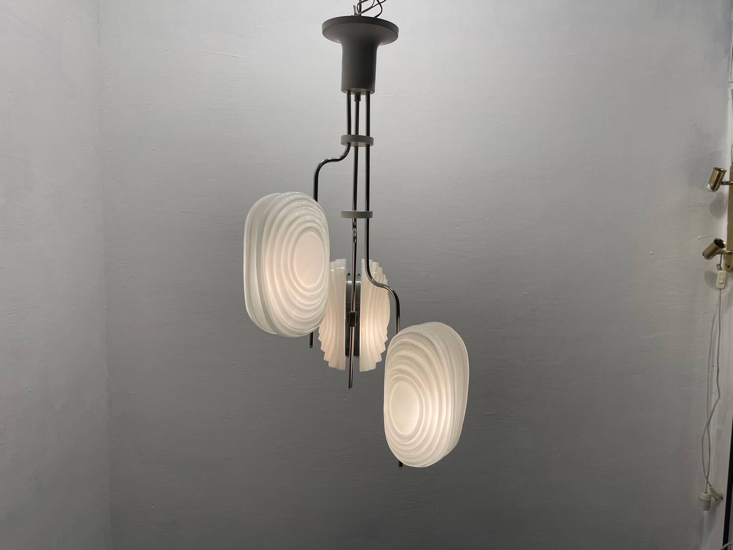 Architectural Murano Glass Chandelier