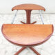 Table ronde scandinave 4 personne 1960