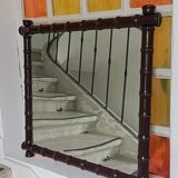 Vintage bamboo style mirror