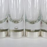 Glasses with foil silver