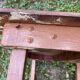 Vintage camping table bistro 1950s vintage