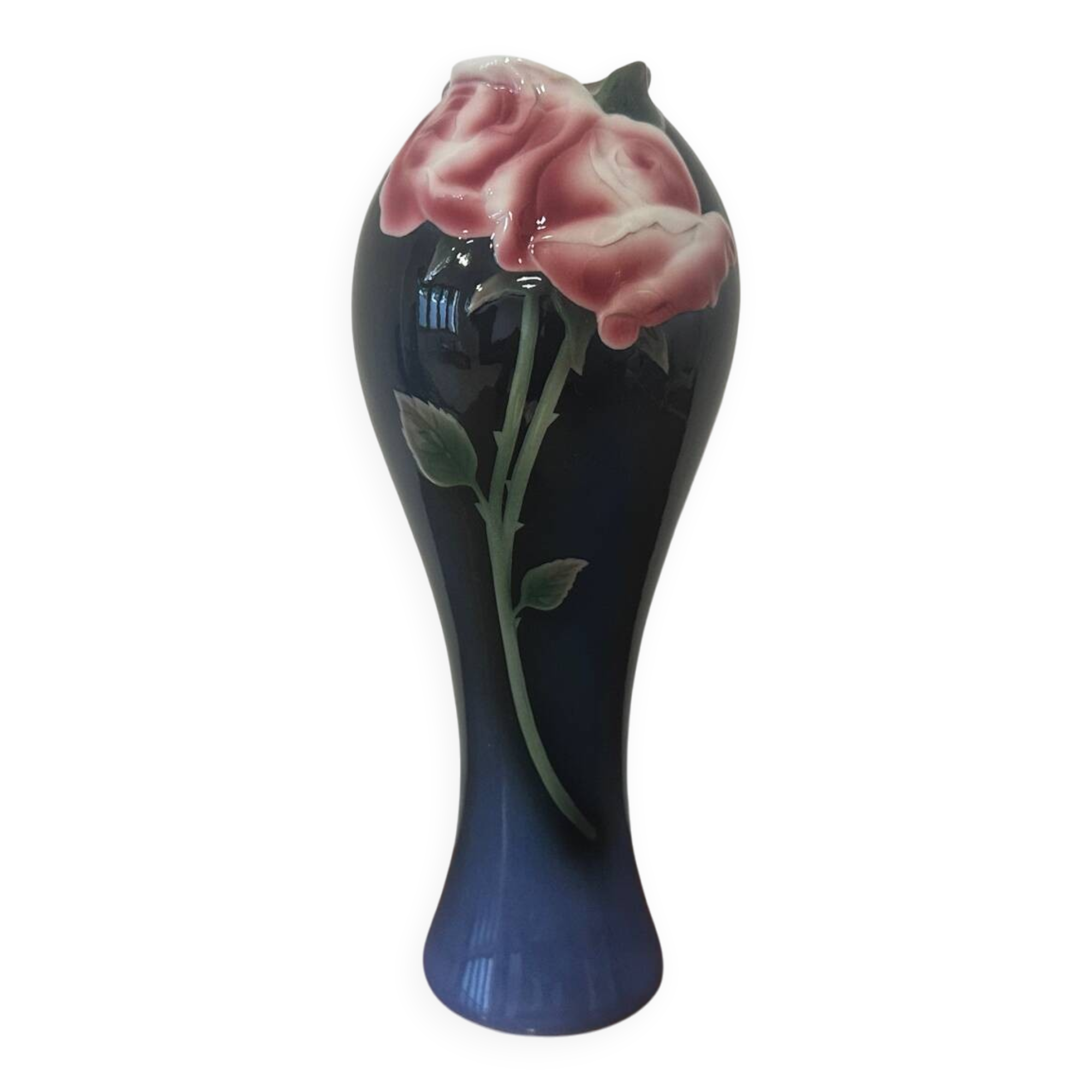 Art Nouveau porcelain vase signed Franz