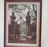Tableau vintage representant belgrad en mai 2012  42cm sur 32cm