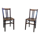 Pair of 1930s bistro chairs