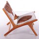 Vintage Relax chair upholstered with cowhide, 1970