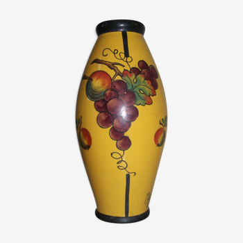 Vase céramique Art Déco signé Elgé