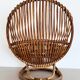 Giovanni Travasa for Bonacina Bamboo Lounge Chair, 1950s
