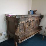 Indian buffet made of wood and iron