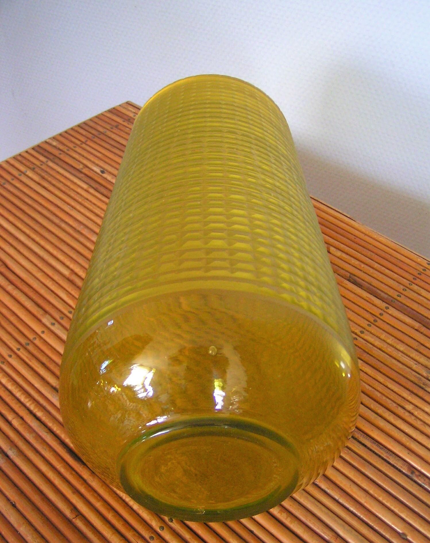 Vintage glass vase