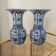 2 large vases known as trumpet vases from Delft Royal