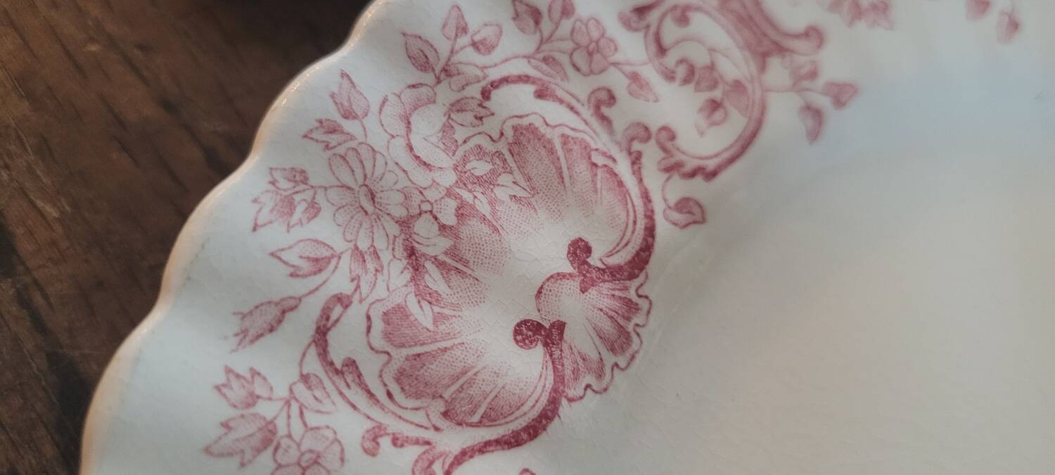 Longchamp ironstone plate