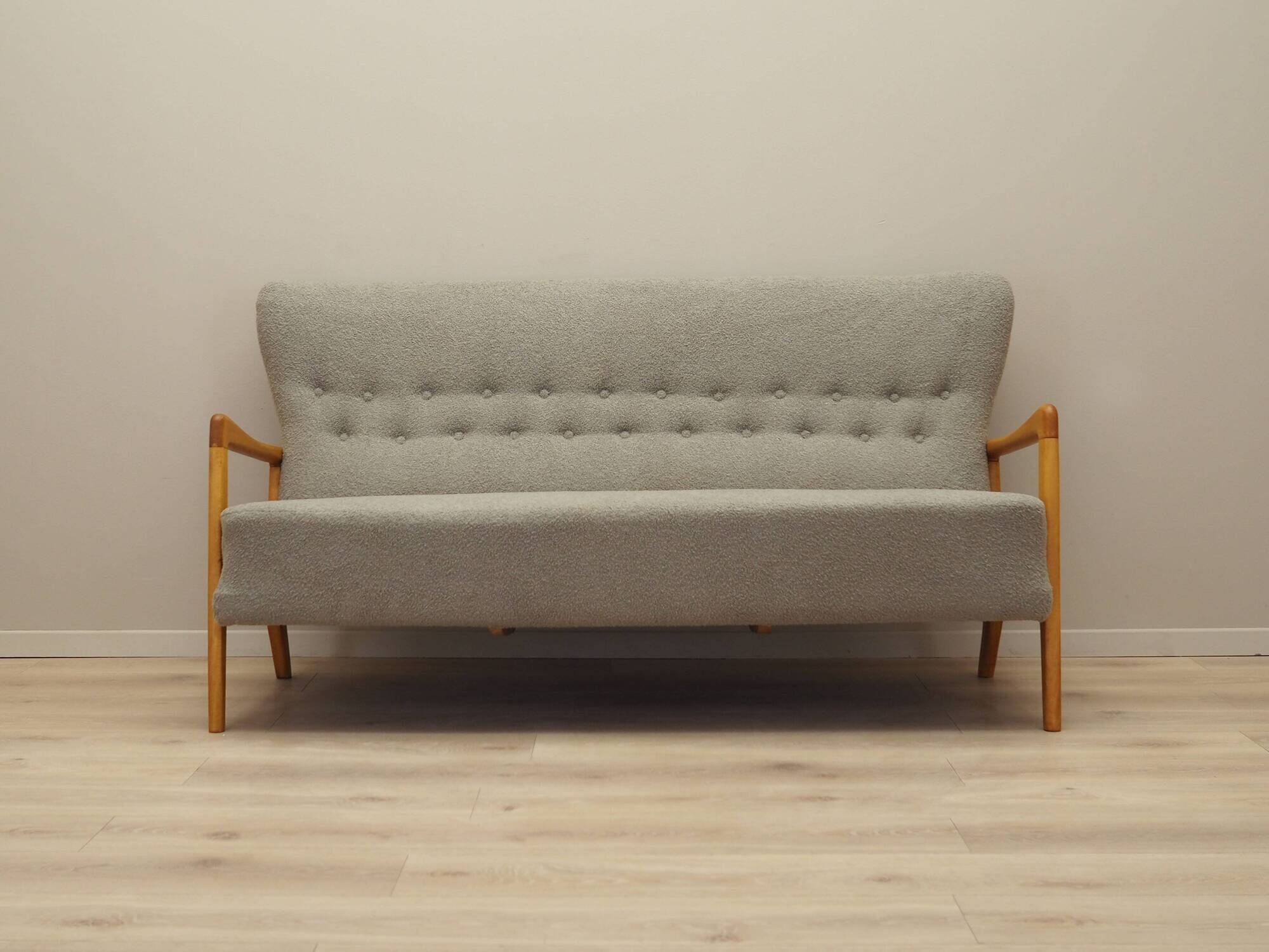 Beech sofa, Danish design, 1960s, designer: Soren Hansen, manufacturer: Fri