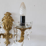 Bronze wall lamp with grapevines