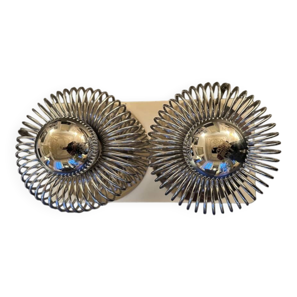 Applique ''ressort'' double Andréa Lazzari. Vintage