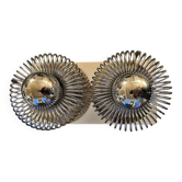 Double "spring" wall light Andréa Lazzari. Vintage.
