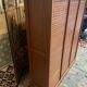 Triple notary filing cabinet in oak 1960