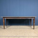 Rustic French oak farmhouse dining table