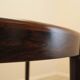 Round rosewood table, 1960, designer: Harry Østergaard, Randers Møbelfabrik